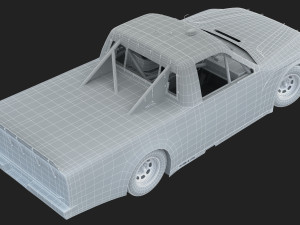 Toyota Tundra Nascar Trucks 2022 template Modello 3D