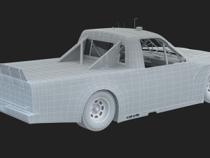 Toyota Tundra Nascar Trucks 2022 template Modello 3D