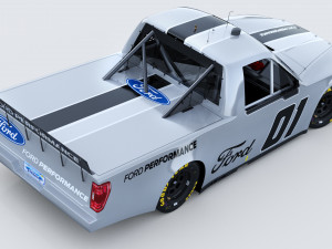 F 150 Nascar Trucks 2022 template 3D Model