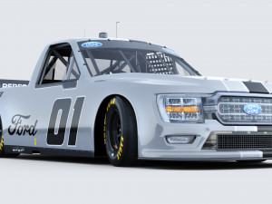 F 150 Nascar Trucks 2022 template 3D Model