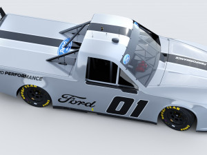F 150 Nascar Trucks 2022 template 3D Model
