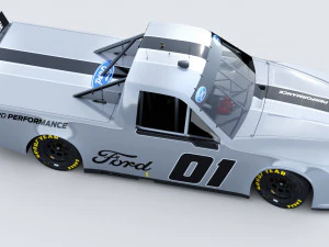F 150 Nascar Trucks 2022 template 3D Model