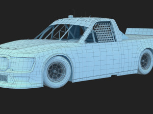F 150 Nascar Trucks 2022 template 3D Model