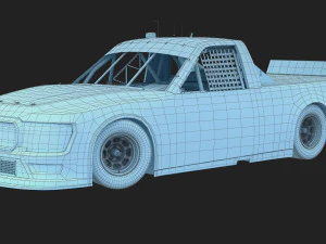 F 150 Nascar Trucks 2022 template 3D Model