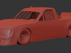 F 150 Nascar Trucks 2022 template 3D Model