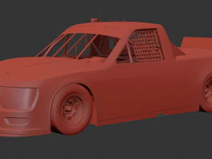 F 150 Nascar Trucks 2022 template 3D Model