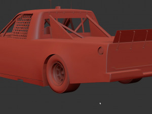 F 150 Nascar Trucks 2022 template 3D Model