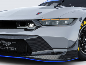Mustang GT3 2024 Template Modèle 3D