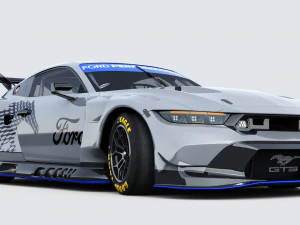 Mustang GT3 2024 Template 3D Model