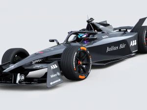 Formula E Gen3 2023 Template 3D Model