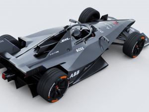 Formula E Gen3 2023 Template Modello 3D