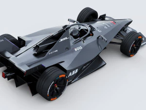 Formula E Gen3 2023 Template 3D Model