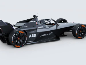 Formula E Gen3 2023 Template 3D Model