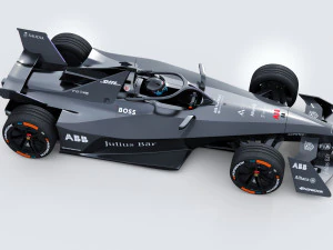 Formula E Gen3 2023 Template 3D Model