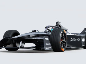 Formula E Gen3 2023 Template 3D Model