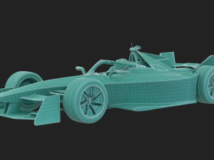 Formula E Gen3 2023 Template 3D Model