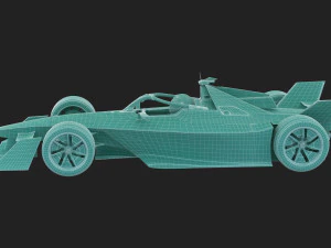 Formula E Gen3 2023 Template 3D Model