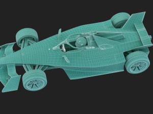 Formula E Gen3 2023 Template Modello 3D