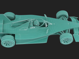 Formula E Gen3 2023 Template Modello 3D