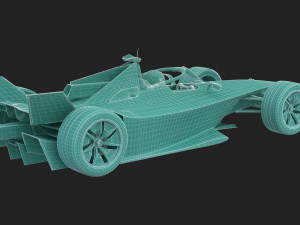 Formula E Gen3 2023 Template Modello 3D