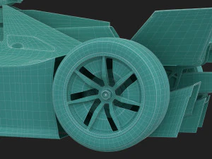 Formula E Gen3 2023 Template 3D Model
