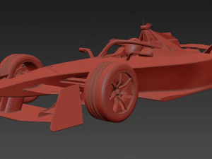 Formula E Gen3 2023 Template 3D Model