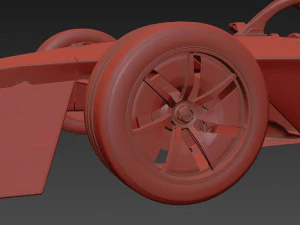 Formula E Gen3 2023 Template 3D Model