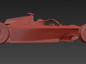 Formula E Gen3 2023 Template 3D Model