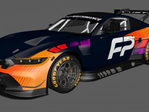 Mustang GT3 2024 Template v2 3D Model