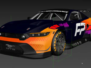 Mustang GT3 2024 Template v2 3D Model