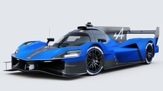 Alpine A424 Lemans 2024 3D मॉडल .c4d .max .obj .3ds .fbx .stl .blend 