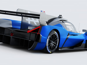Alpine A424 Lemans 2024 3D मॉडल