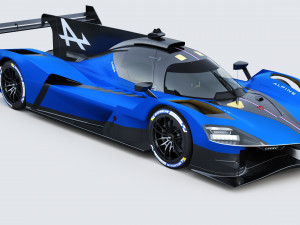 Alpine A424 Lemans 2024 3D मॉडल
