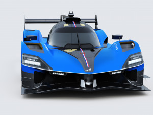 Alpine A424 Lemans 2024 3D मॉडल