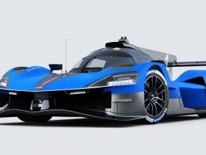 Alpine A424 Lemans 2024 3D मॉडल