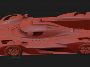 Alpine A424 Lemans 2024 3D मॉडल