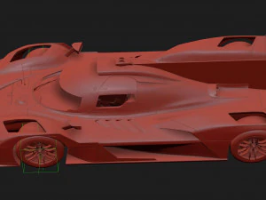 Альпийский А424 Леманс 2024 3D Модель