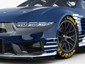 Ford-Mustang Nascar 2024 Template Modelo 3D