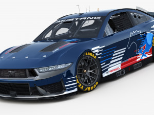 Ford-Mustang Nascar 2024 Template Modelo 3D