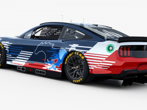 Ford-Mustang Nascar 2024 Template Modelo 3D