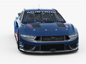 Ford-Mustang Nascar 2024 Template Modelo 3D