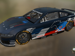 Ford-Mustang Nascar 2024 Template Modelo 3D