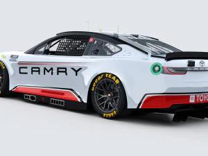 Ford-Mustang Nascar 2024 Template 3D Model