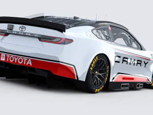 Ford-Mustang Nascar 2024 Template 3D Model