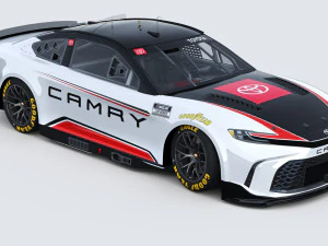 Ford-Mustang Nascar 2024 Template 3D Model
