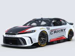 Templat Ford-Mustang Nascar 2024 Model 3D