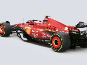 F1 Ferrari SF24 2024 3D Model