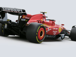 F1 Ferrari SF24 2024 3D Model