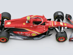 F1 Ferrari SF24 2024 3D Model