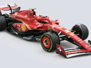 F1 Ferrari SF24 2024 3D Model